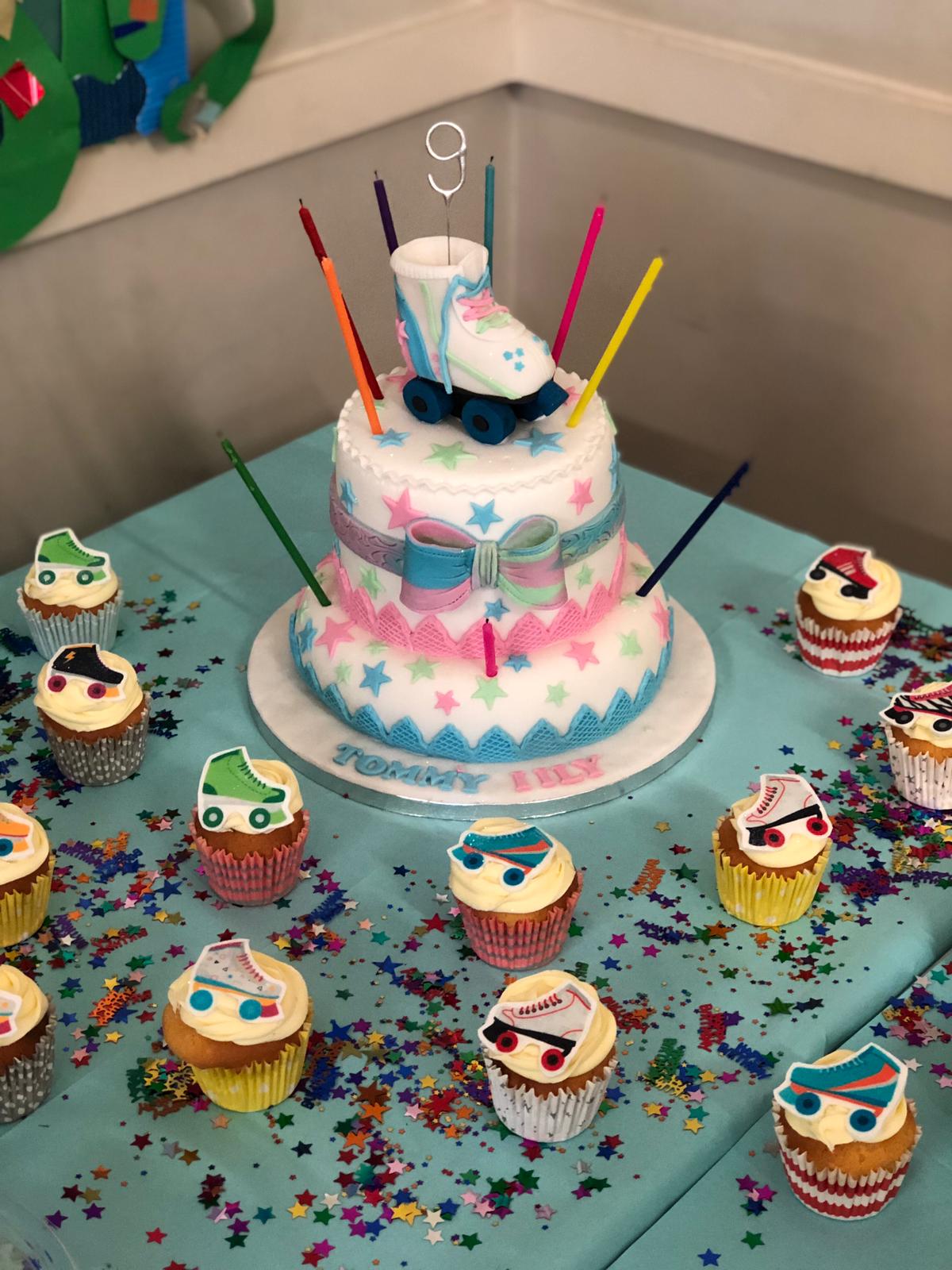 Skate Party cake! Skate Party cake! - book a DiscoSkate party today